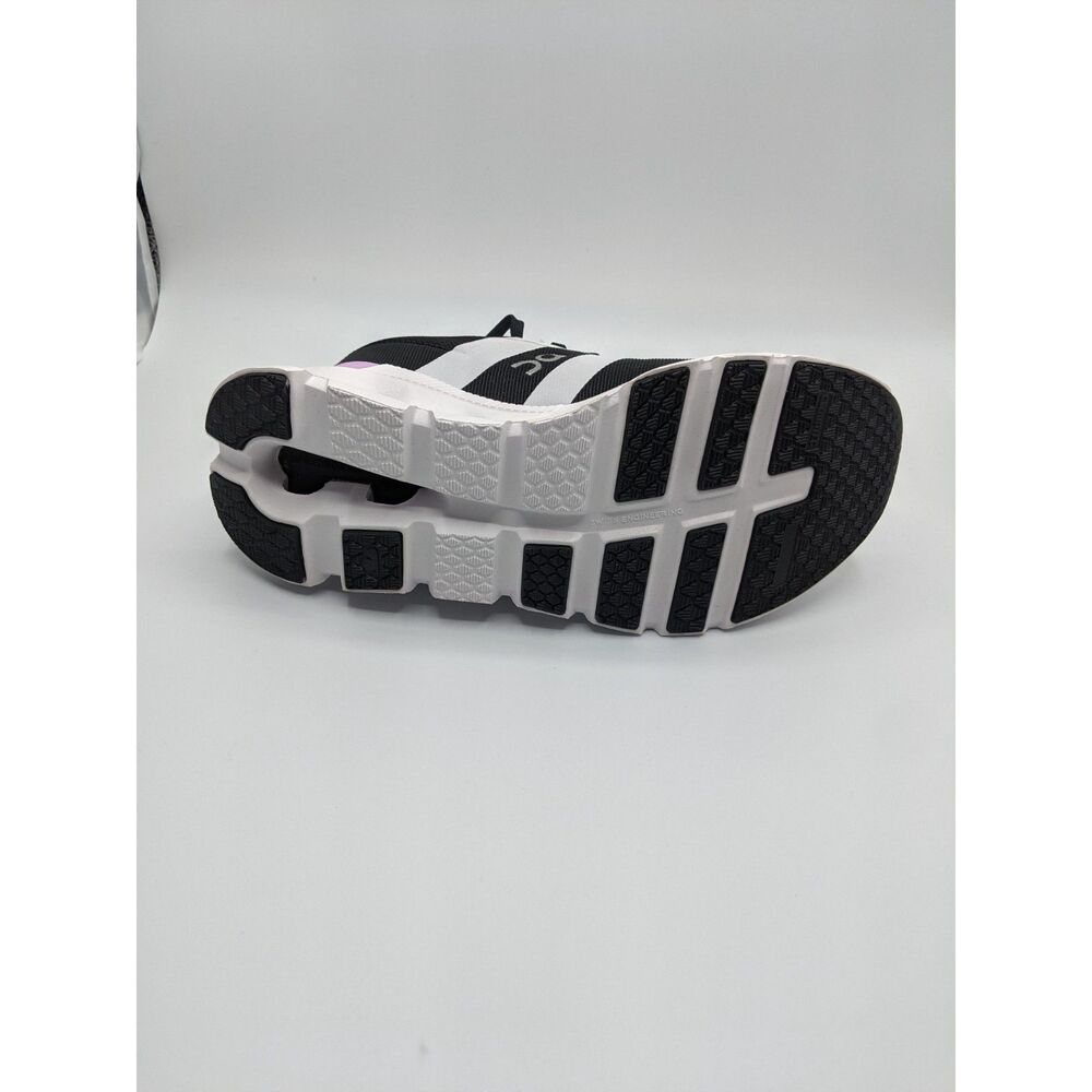 On Women's Cloudrunner Sneakers, Heron/Black, 6 Medium US - Picture 8 of 9